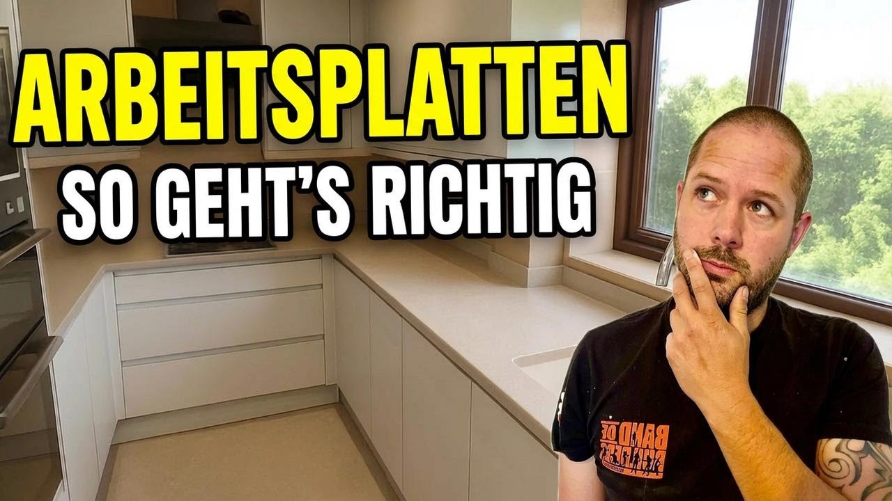 So montierst du Küchenarbeitsplatten wie ein Profi!