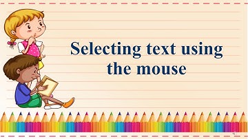 Ln  5 Editing text in Word 2013 Part 3 Class 4 Computer Science