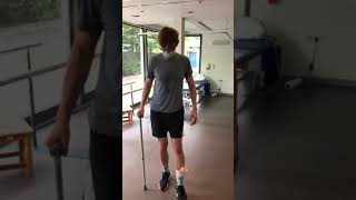 Udar - 16/07/20 walking with cane and soft afo screenshot 1