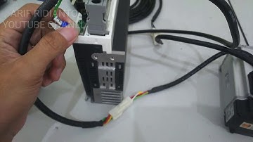 Servo Panasonic ,Test joging keypad