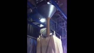 Dust Suppression Hopper Loading Grain into a Bulk Bag