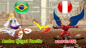 SNK vs. Capcom - SVC Chaos Super Plus - Andre Rugal Recife vs steven456 FT5