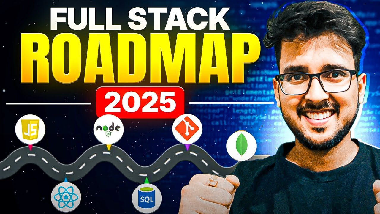 Full Stack Web Development Roadmap 2025 💻 🚀 Master Full Stack in 6 Months ✅🔥