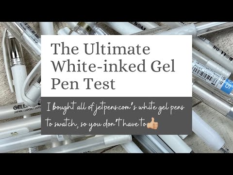 I Bought EVERY WHITE PEN (and Tested Them ALL!) 