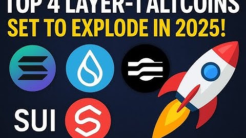 Top 4 Layer-1 Altcoins Set to Explode in 2025! 🚀 (Solana, Sui, Aptos, Sei & Supra)