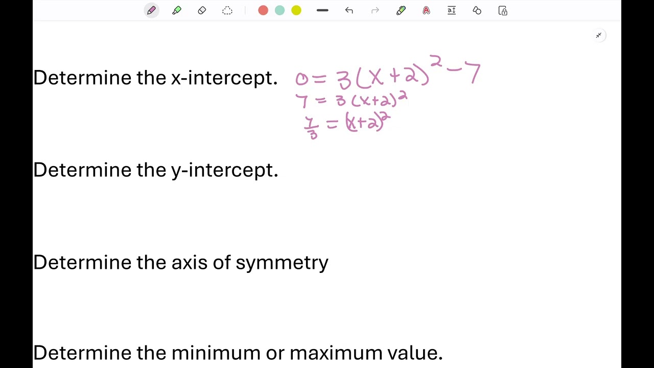 A3: U3: L1: Using Quadratic Equations