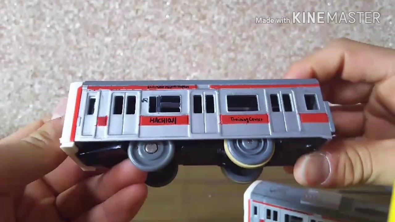 改造プラレール」209系八王子訓練車を作ってみた。(紹介のみ) - YouTube