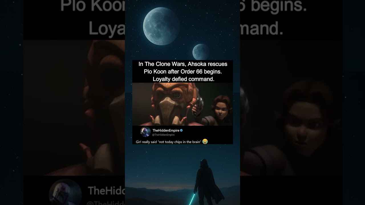 In The Clone Wars (2008), Ahsoka saves Plo Koon from clones.