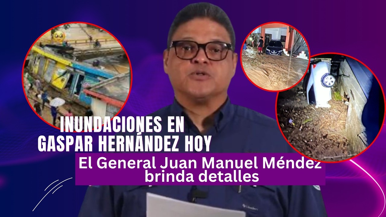 Defensa Civil reporta situación caótica en Gaspar Hernández tras inundaciones