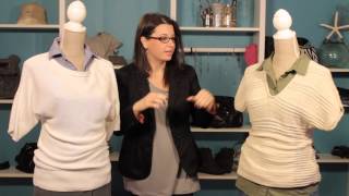 collared shirt under sweater womens