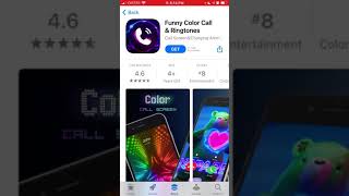 Funny Color Call & Ringtones app - how to install on iPhone? screenshot 1