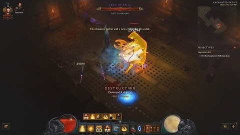 Diablo III Reaper of Souls - Lord of Bells Cow Boss Nephalem Rift Closed Beta