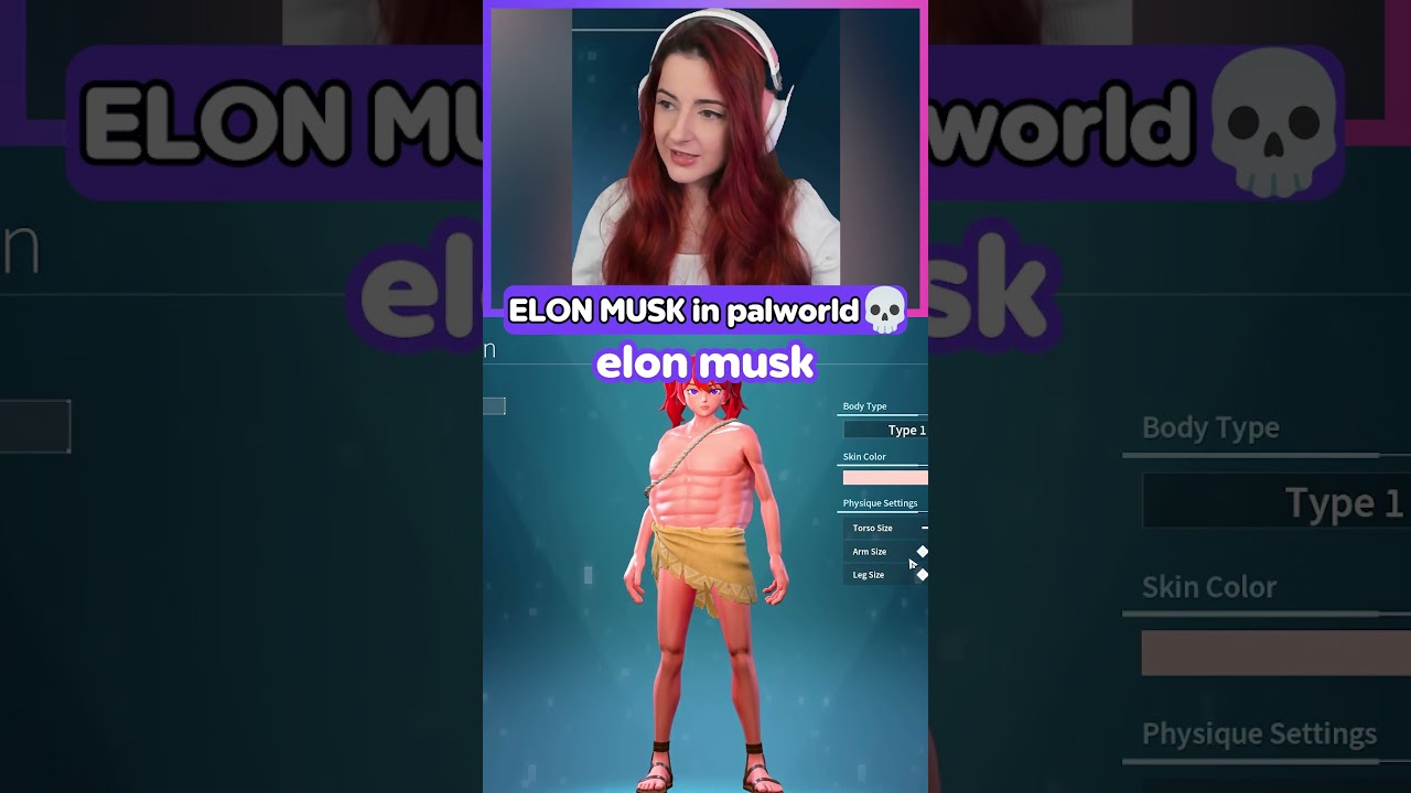 ELON MUSK??? 💀 palworld character creation is...😭