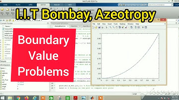 I.I.T Bombay | Azeotropy | Boundary Value Problems
