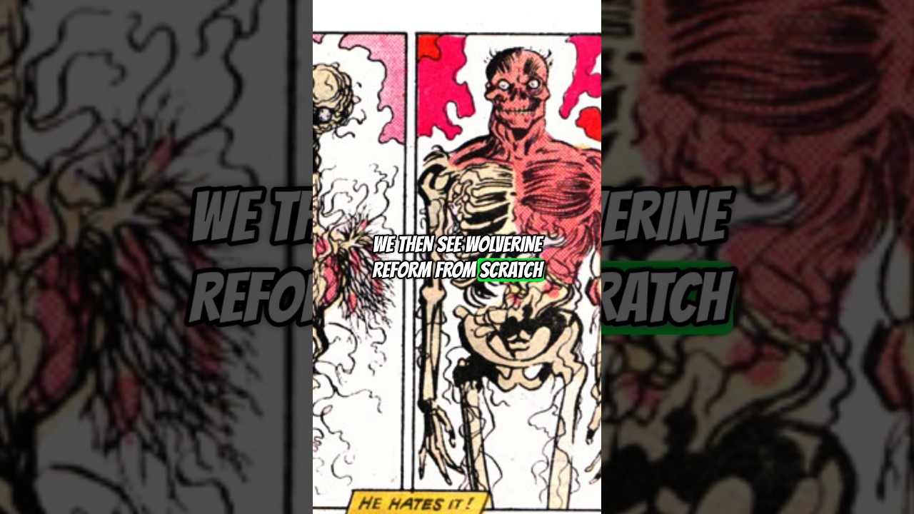 Wolverine Regenerates From A Drop of Blood🤮| 