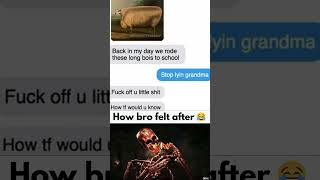 This guy is a menace #savage #memes #shorts