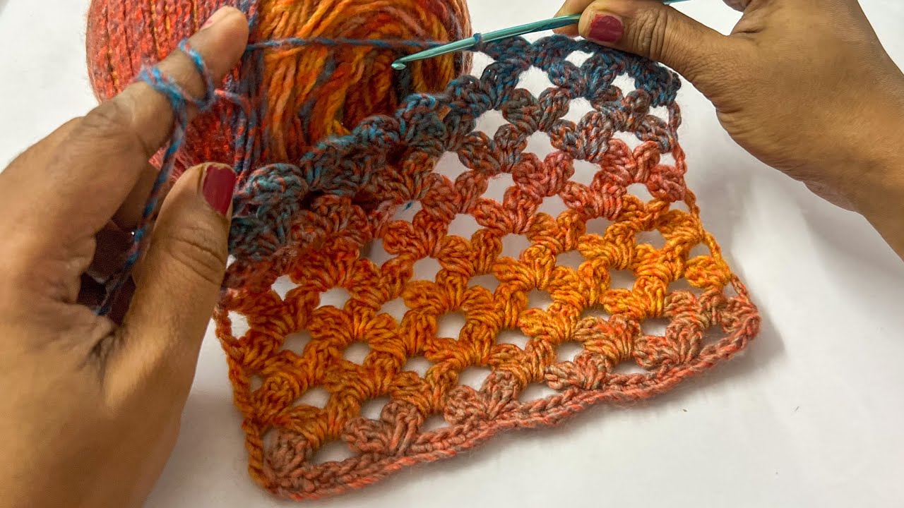 FANTASTIC CROCHET SUMMER BEAUTY🤩|#crochet |scarf pattern |#crochetpattern |#crochetwomen |#croche