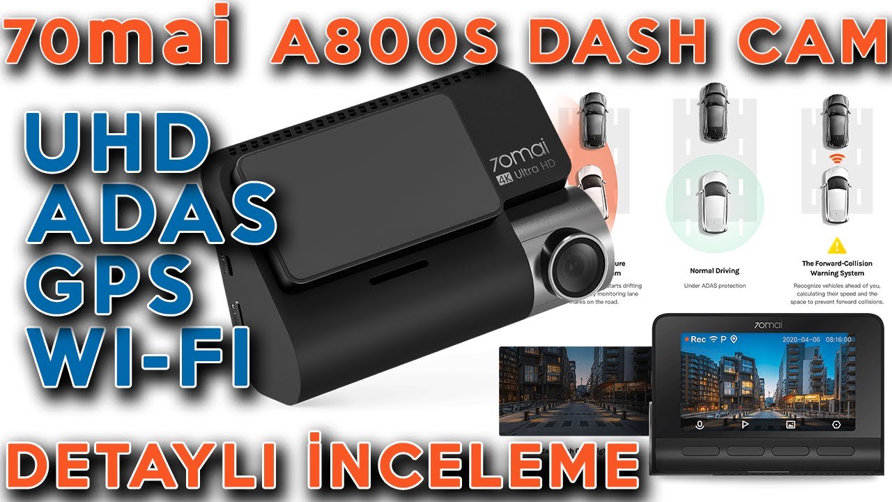 video 70mai A800S Dash Cam