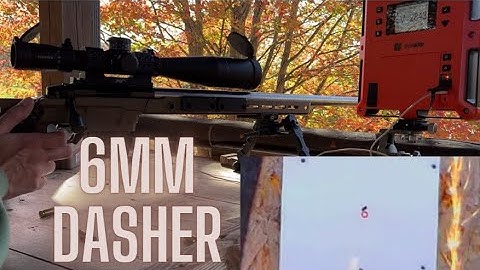 6MM Dasher 1/4 MOA 105gr Berger