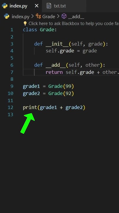 Operator Overloading in Python - YouTube