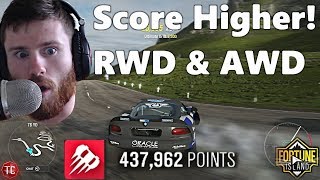Forza Horizon 4 Fortune Island: How To Score Higher on Needle Climb! RWD & AWD Tutorial