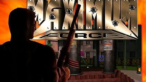 Maximum Force (Arcade) light gun shooter Longplay 4K