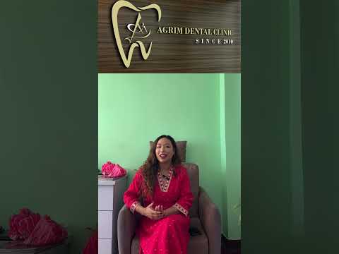 Patient video review for root canal treatment and filling at Agrim Dental Clinic