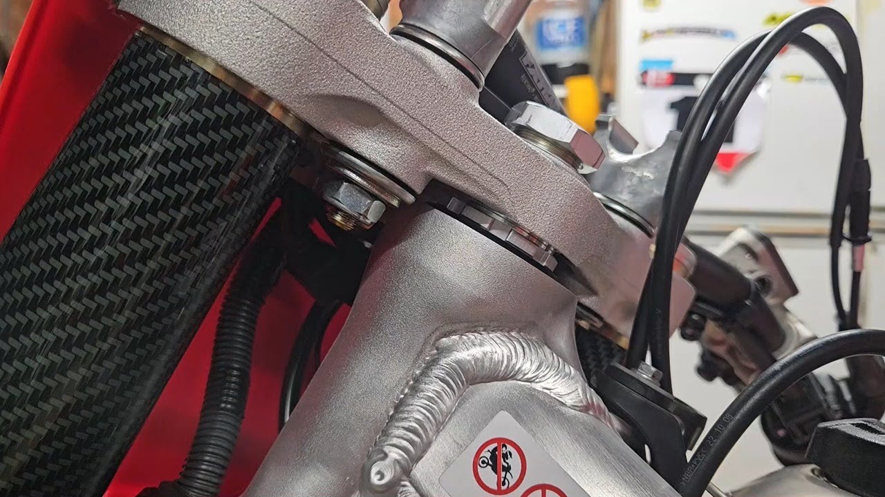 Steering Stem Adjustment Hack 2023 CRF250R YouTube