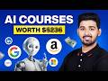 AI certifications | Artificial Intelligence free courses from Google, Microsoft | Generative AI