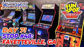 You WON'T BELIEVE what CRAZY RARE arcade cabs I found at Fun Spot America Atlanta! [RoadTrip Ep. 48]