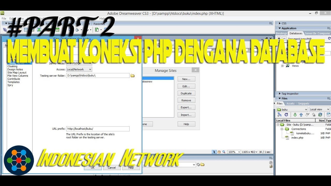 Video tutorial membuat web dinamis dengan php dicoding KEDUA membuat ...