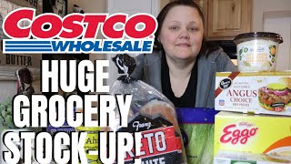 What We Bought From Costco | Groceries For A Family Of 7 | Stock - Up