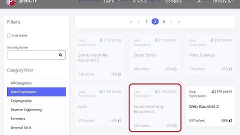 Tutorial PicoCTF 2021 (41): Kategori Web Exploitation: Some Assembly Required 3
