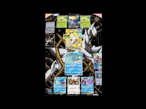 Pokémon TCG Pocket Batalla Deck Palkia ex vs Dialga ex con Arceus ex ...