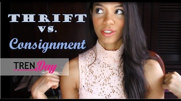 The difference between THRIFT & CONSIGNMENT - EXPLAINED