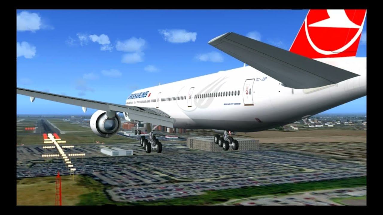 TK1979 777-300ER TURKISH AIRLINES ISTANBUL - LONDON - YouTube