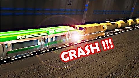 Euro Train Passenger Driving Simulator - Level 4 Fail Because Weird Bug Make Me Hit Other Train