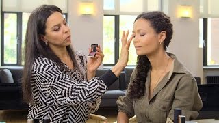 How to do a three-minute makeup look with Thandie Newton and Kay Montano | NET-A-PORTER