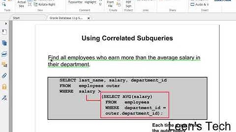 SQL 11g Tutorial in Bangla # 68 Solving problems with correlated subqueries