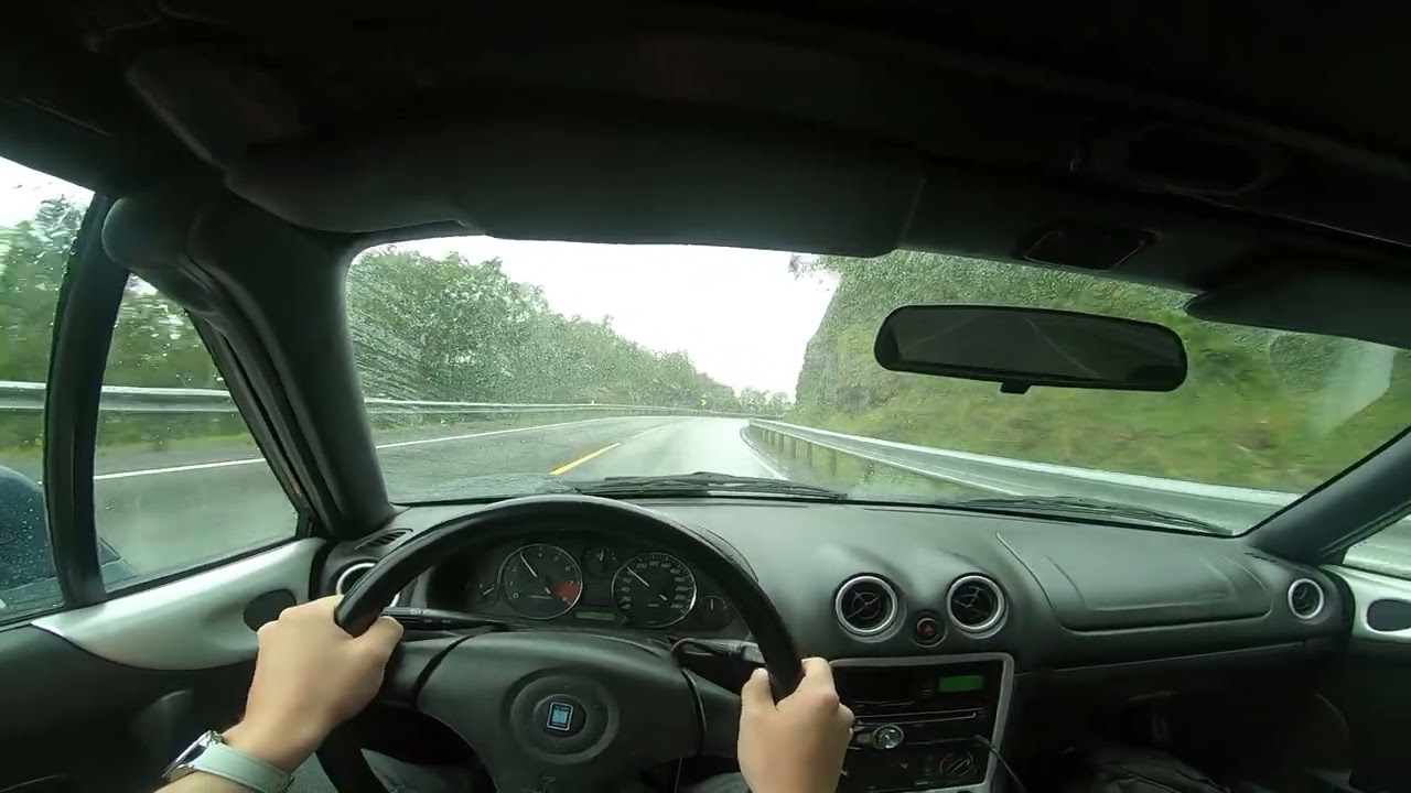 Rainy MX-5 POV Drive In Narvik, Norway
