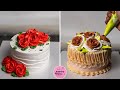 How To Make Cake Decorating Tutorials For Everyone | Rose Cake Designs Video | Cake Cake