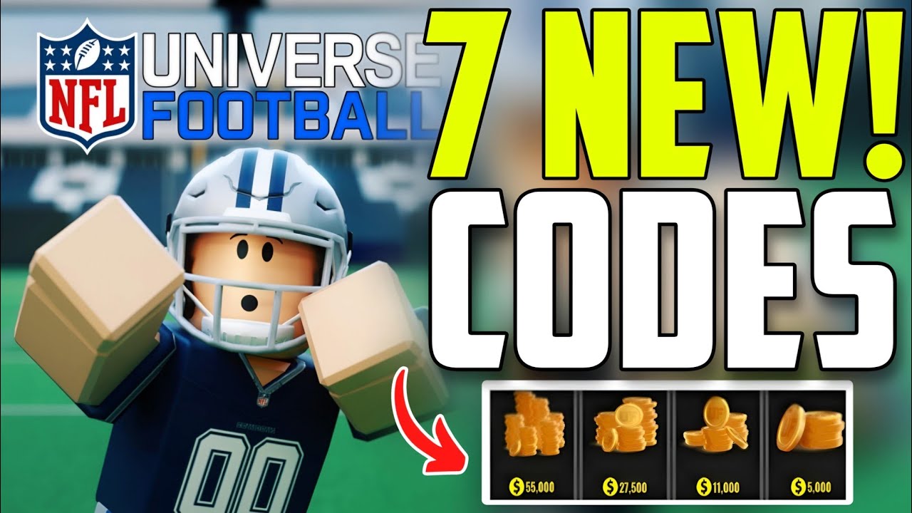 ⚠️НОВЫЕ💥[КОДЫ]⚠️ФУТБОЛЬНЫЕ КОДЫ NFL UNIVERSE ROBLOX 2025 - ЛУЧШИЕ ФУТБОЛЬНЫЕ КОДЫ