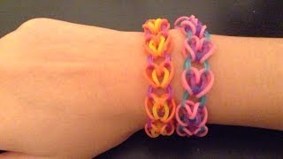 Rainbow Loom: Heart Link (with hook)