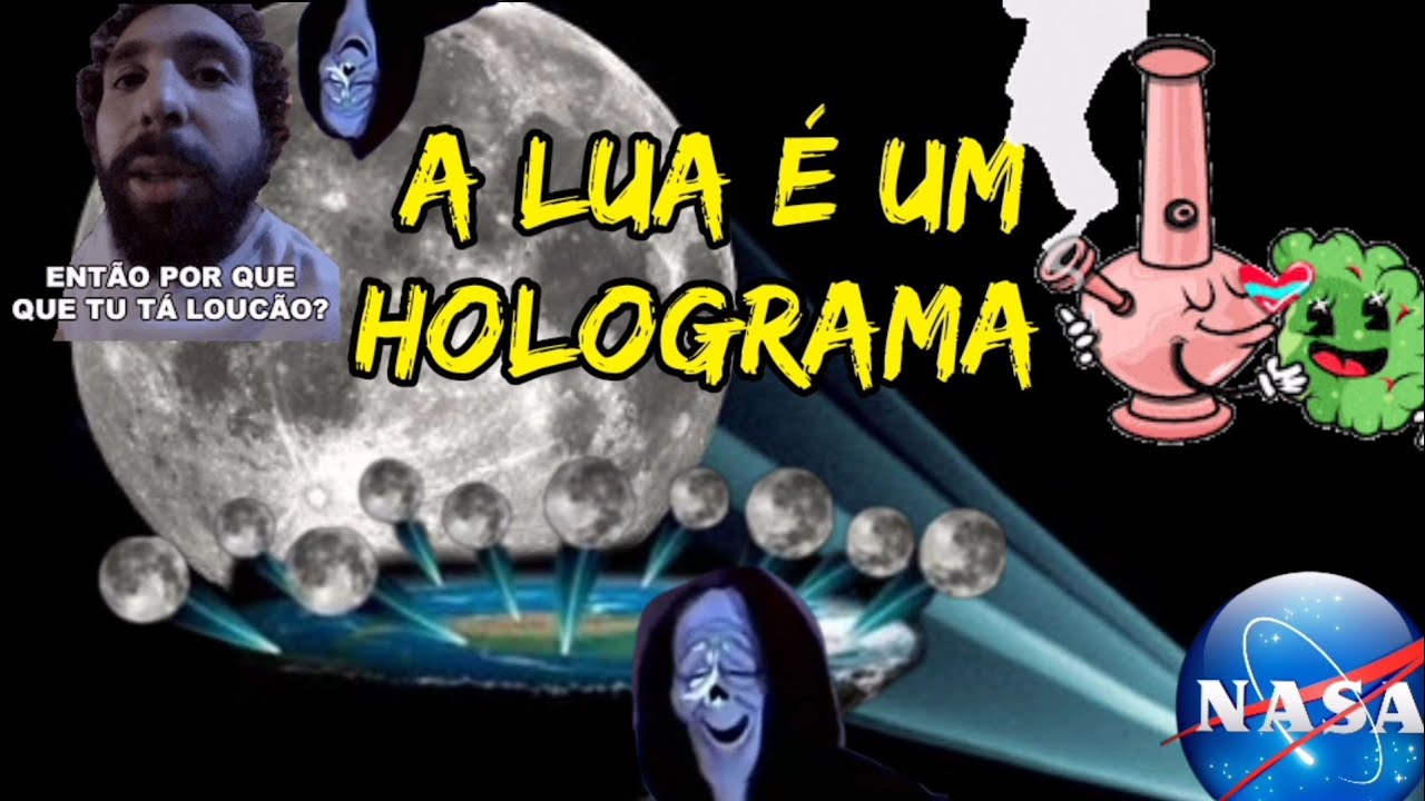 Xuca Em: A Lua é um Holograma #meme #loucão - YouTube