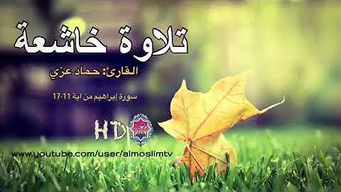 تلاوة عطره بصوت الشيخ حماد العزي