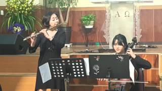 전주 기쁨 넘치는 교회. 특송.     하나님은 너를 지키시는자.  flute&cello duet