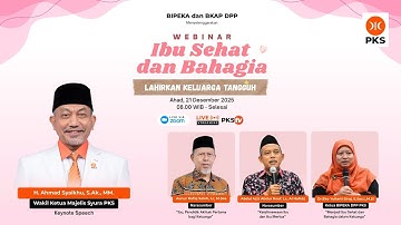 WEBINAR IBU SEHAT DAN BAHAGIA LAHIRKAN KELUARGA TANGGUH