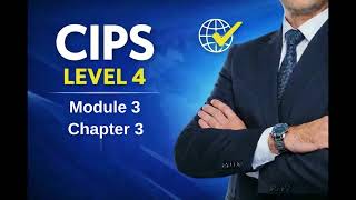 CIPS Level 4 – Module 3 | Chapter 3 | Full Explanation