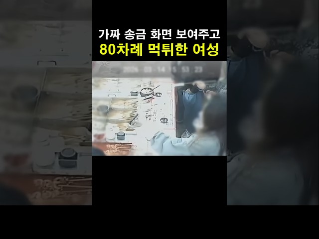가짜 송금 화면 보여주고 80차례 먹튀한 여성
