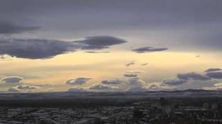 Mountain waves south of Calgary Timelapse